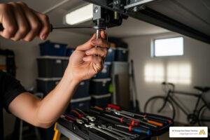 fix garage door at home