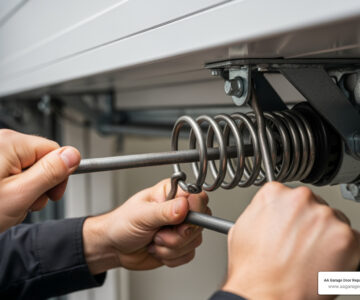 single torsion spring garage door installation