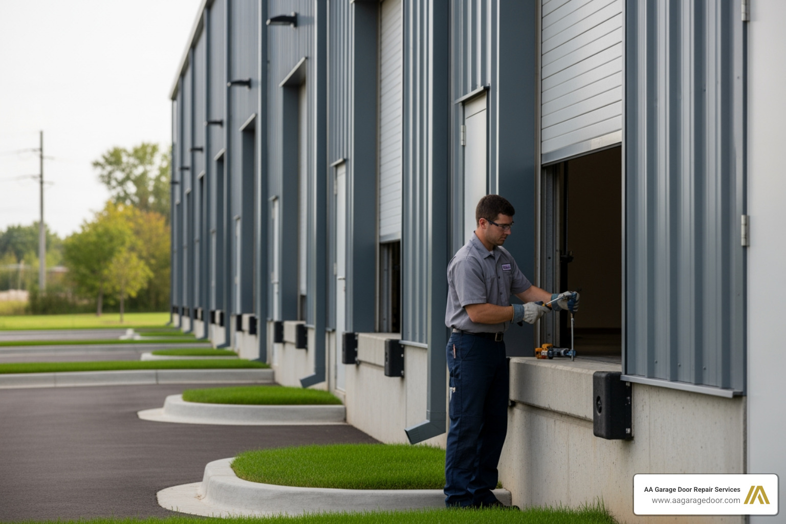 commercial garage door repair Hudson WI