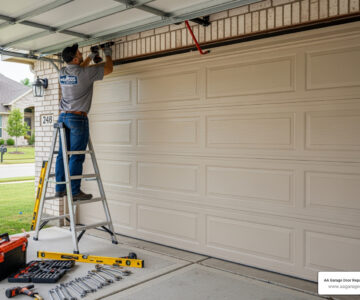 New garage door installation