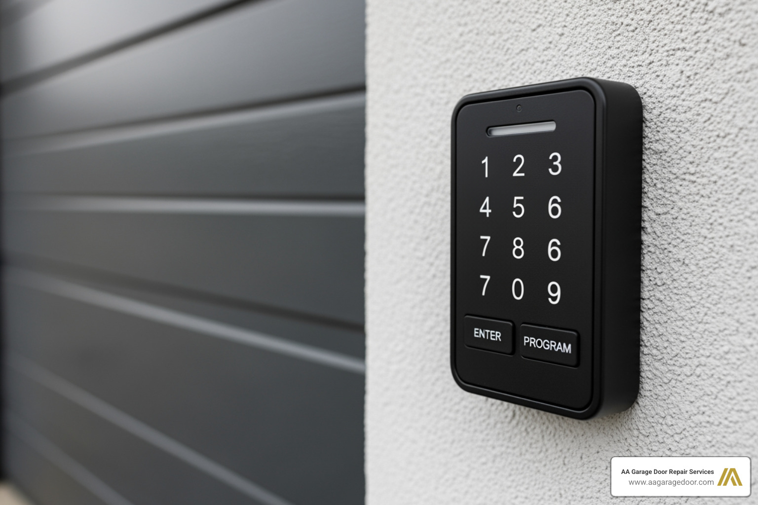 program universal garage door keypad