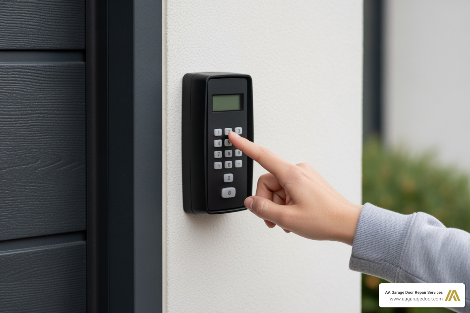 universal garage door opener keypad