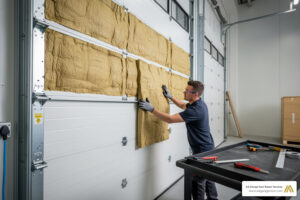 commercial garage door insulation