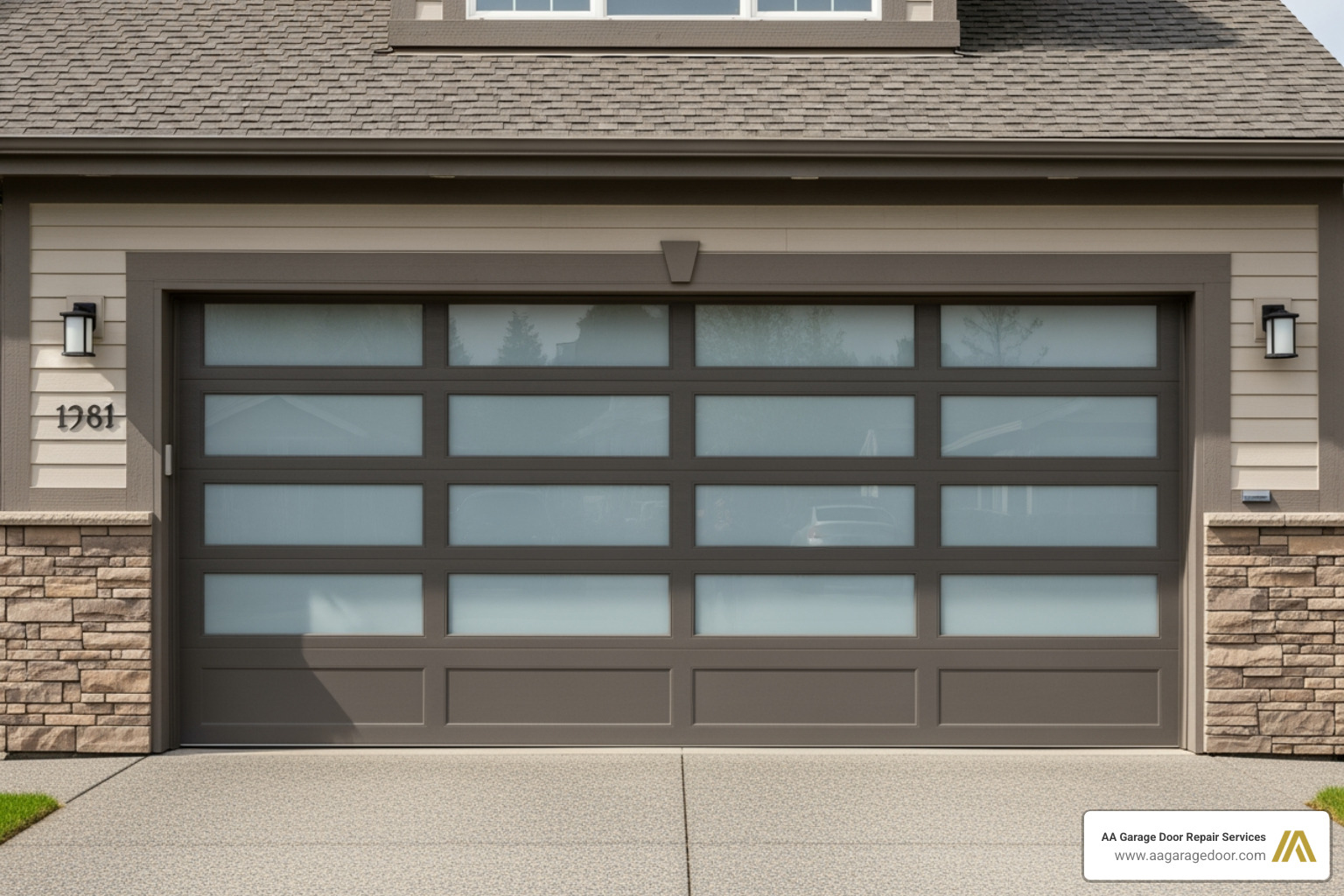 8x8 garage door insulated