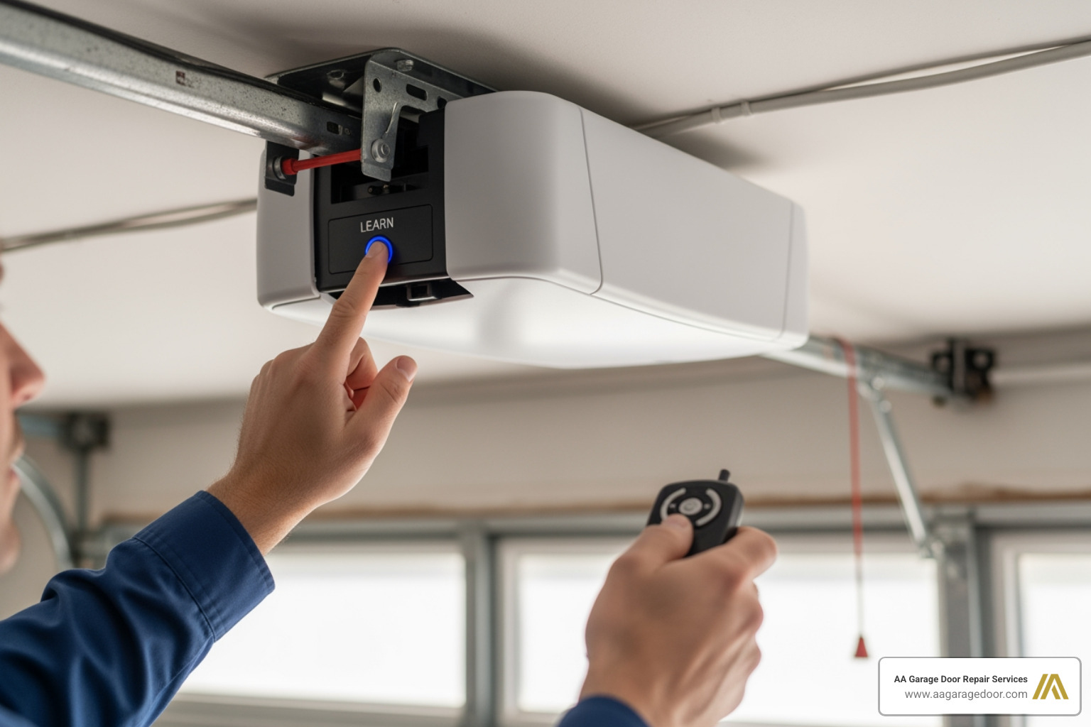 how to sync garage door remote control