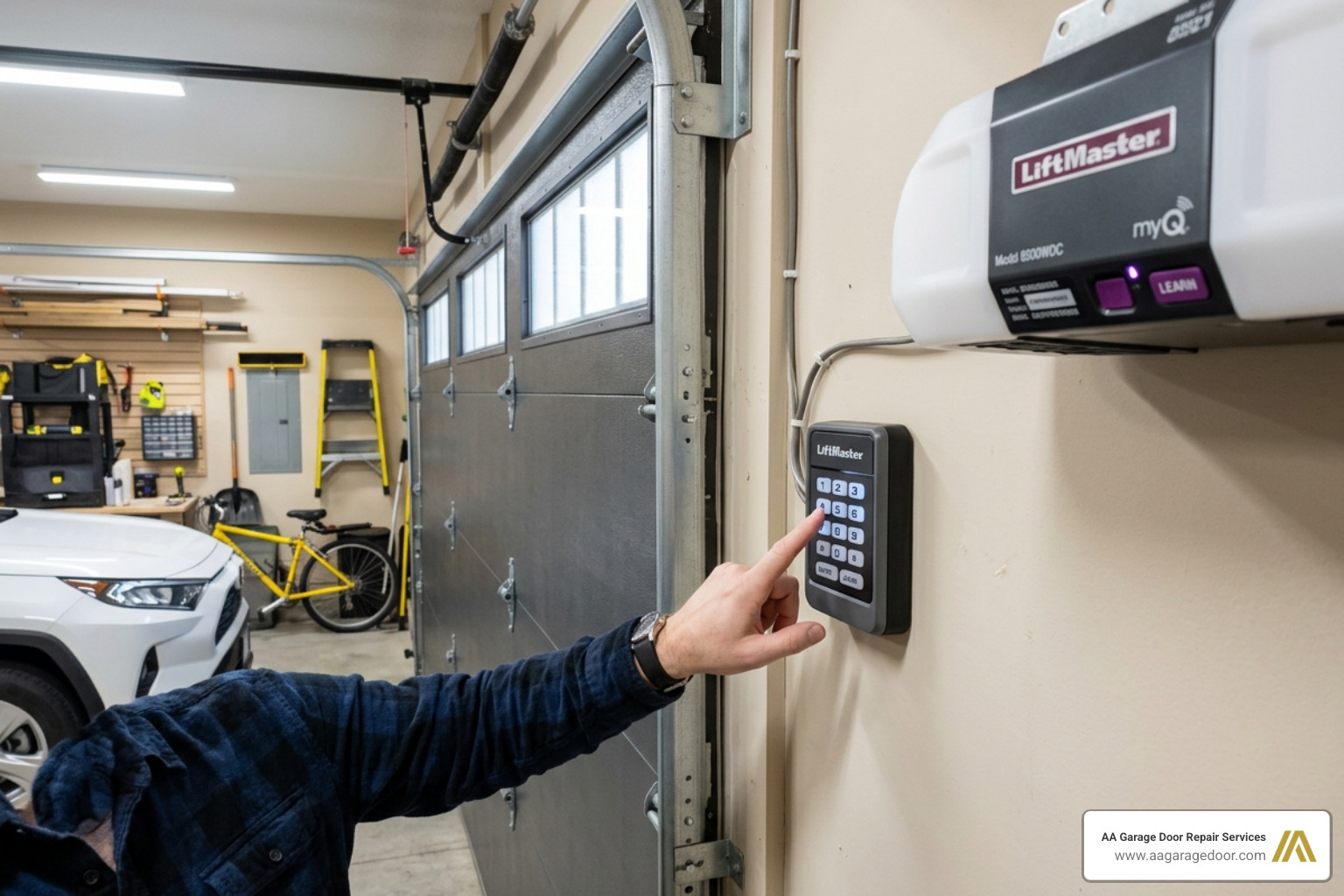 garage door opener keypad programming homeowner Twin Cities wireless keypad - garage door opener keypad instructions
