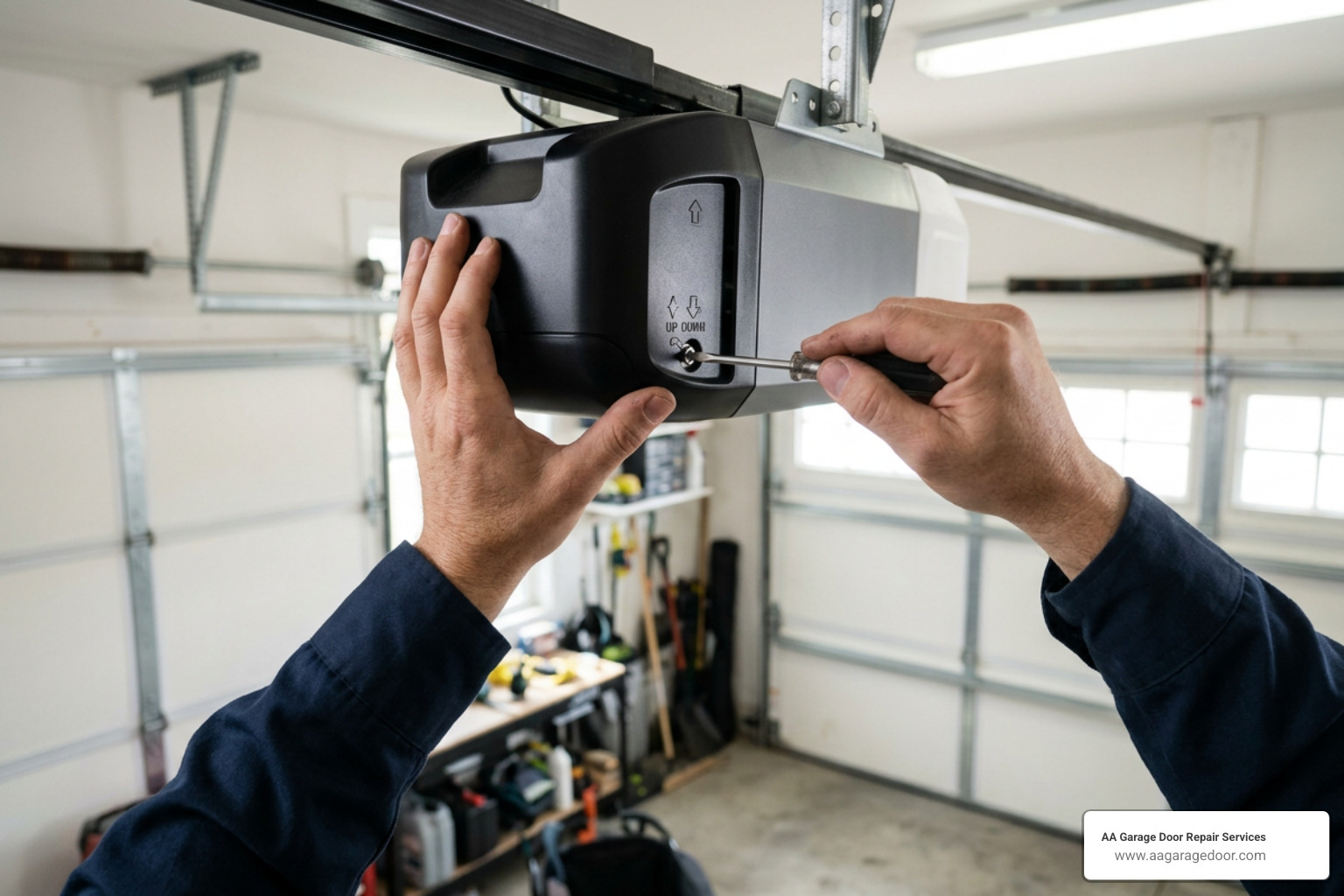 garage door limit adjustment