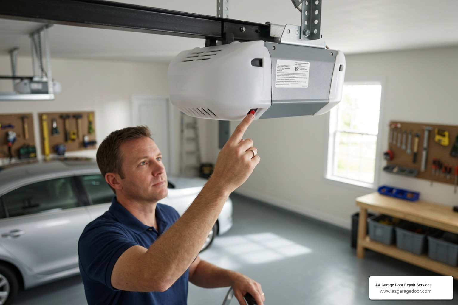 homeowner programming Chamberlain garage door opener remote