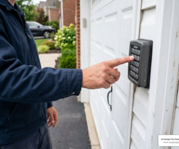 how to reset the garage door code