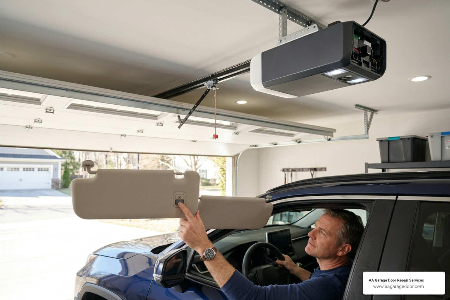 how to program garage door opener without remote