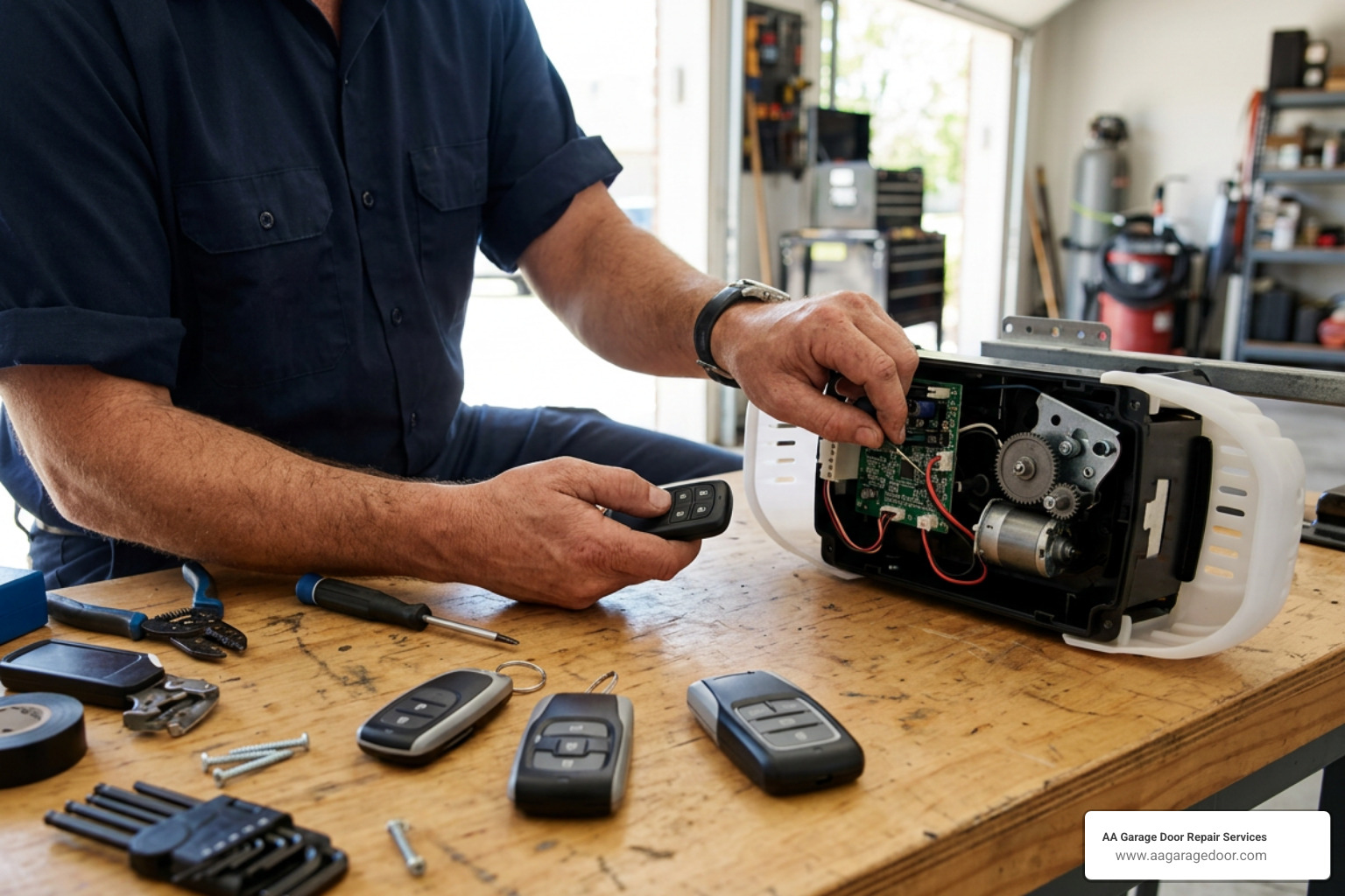multiple garage door remotes and opener programming