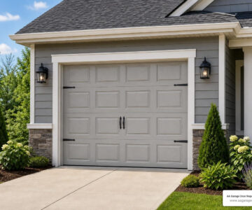single car garage door curb appeal home improvement