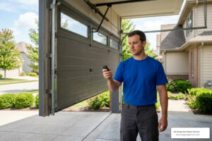 garage door remote won't close garage door