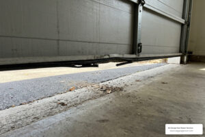 gap under garage door