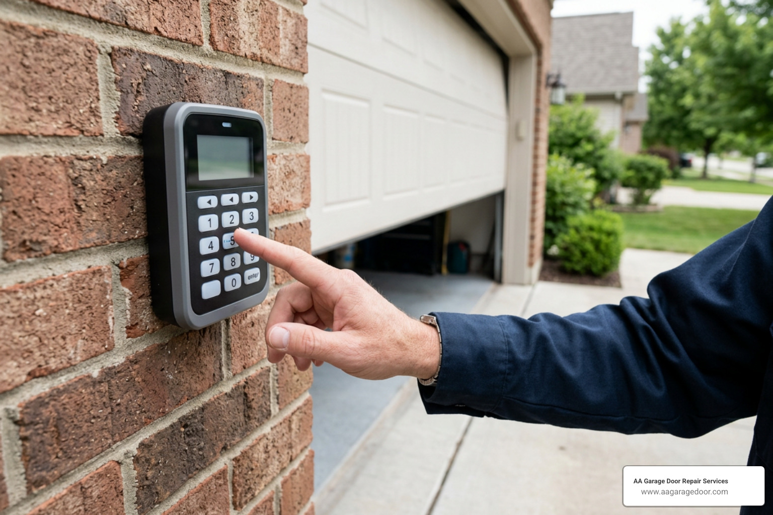 Chamberlain garage door opener program keypad